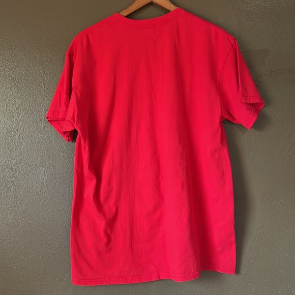 Gildan KC Chiefs World Champs 2022 Red Short-sleeve Shirt / Size Large - Picture 6 of 6